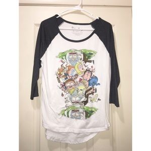 [SOLD]Rick and Morty mid long sleeve tshirt